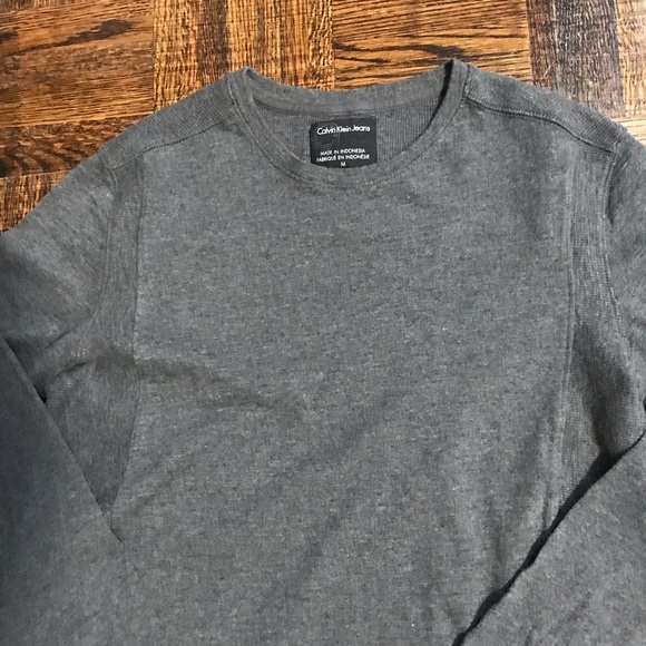 Calvin Klein Spring/Fall Sweater/Striped Shirt - Picture 2 of 13